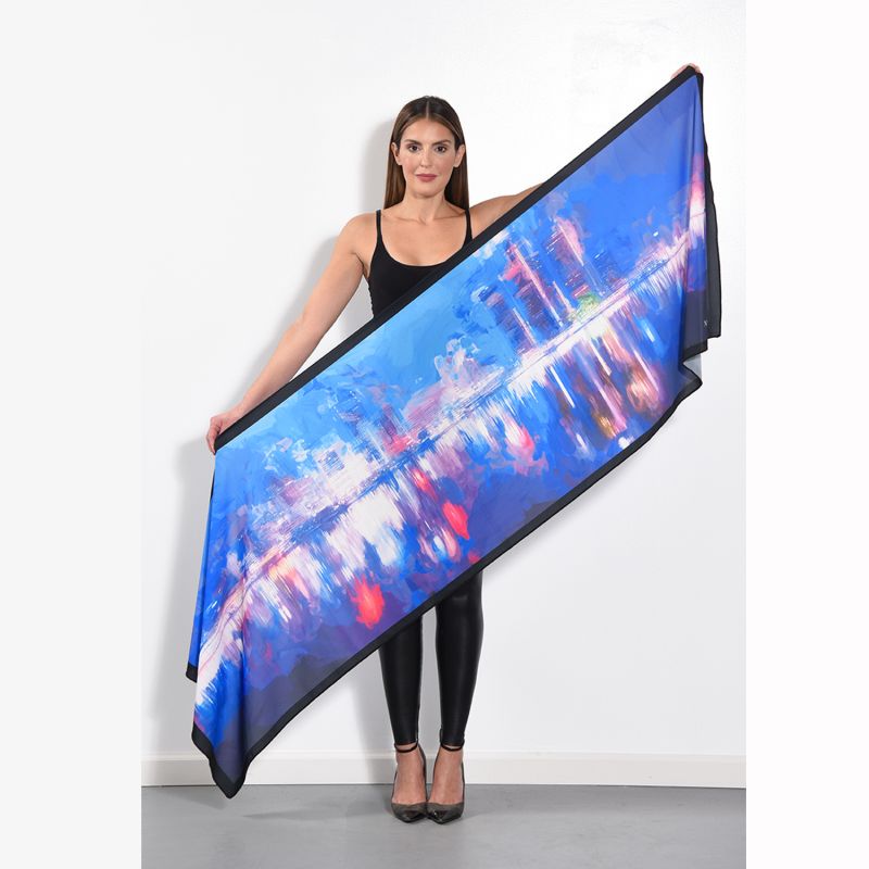 Extra Large Detroit Abstract Shawl image