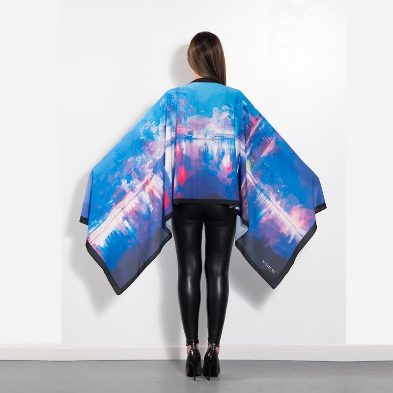 Extra Large Detroit Abstract Shawl image