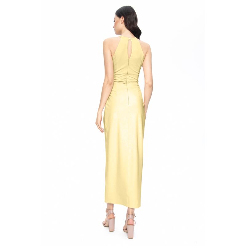 Draped Dress Sofia Light Yellow image