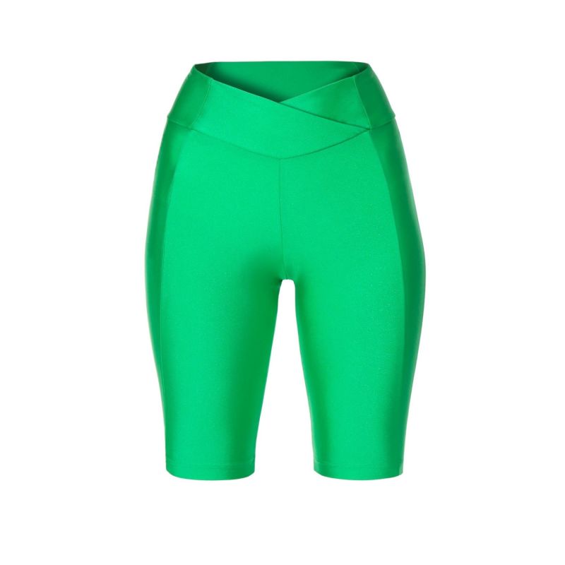 Jess Brazil Green Biker Shorts image