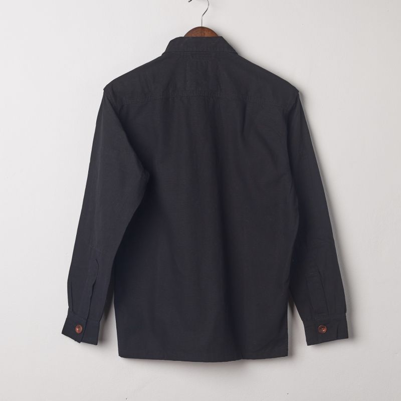 The 3003 Buttoned Workshirt - Black image