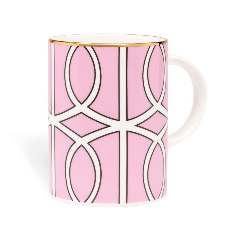 Loop Pink White Mug image