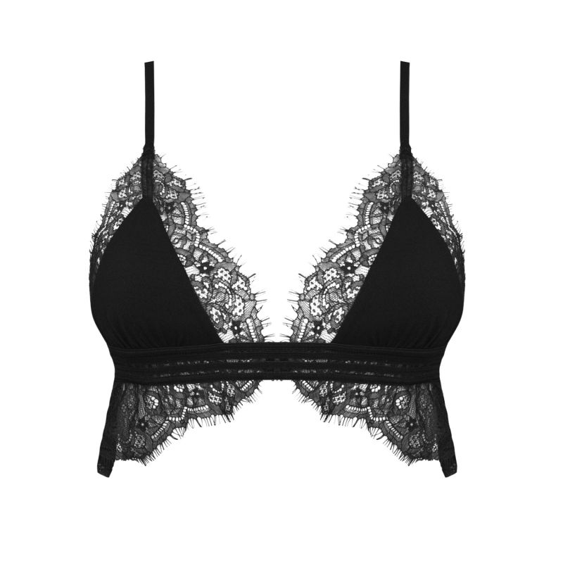 MichèLe Ma Belle Underbust Lace Bra, Reborn – Black | LEONESSA Lingerie ...