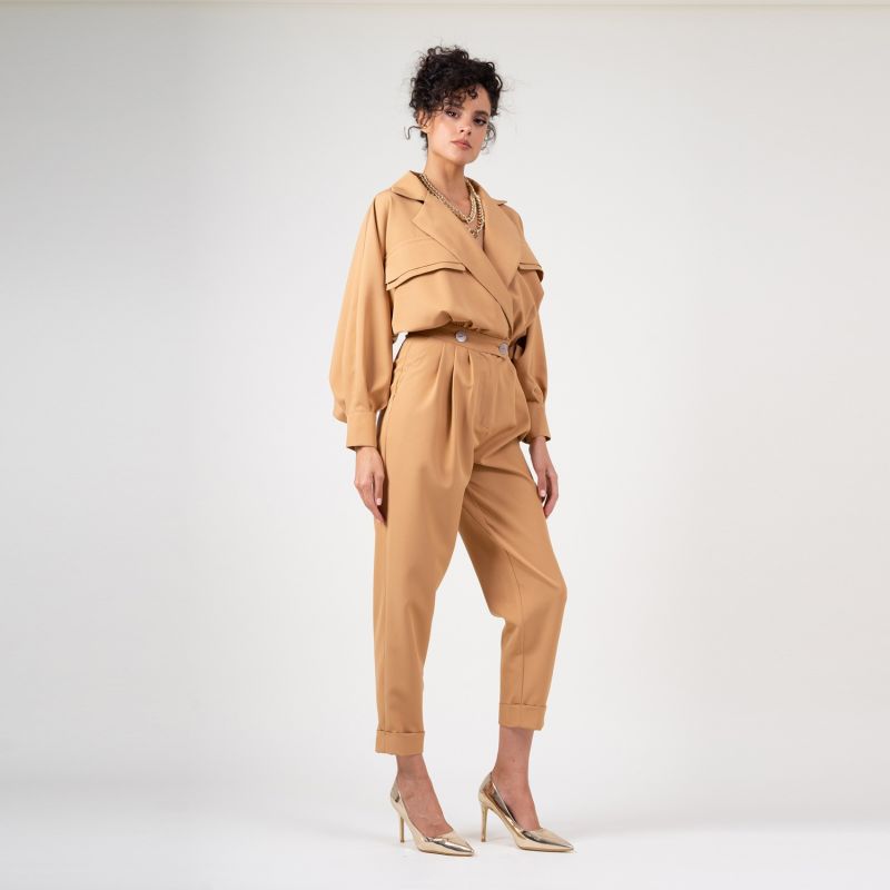 Camel Maxi Jumpsuit image