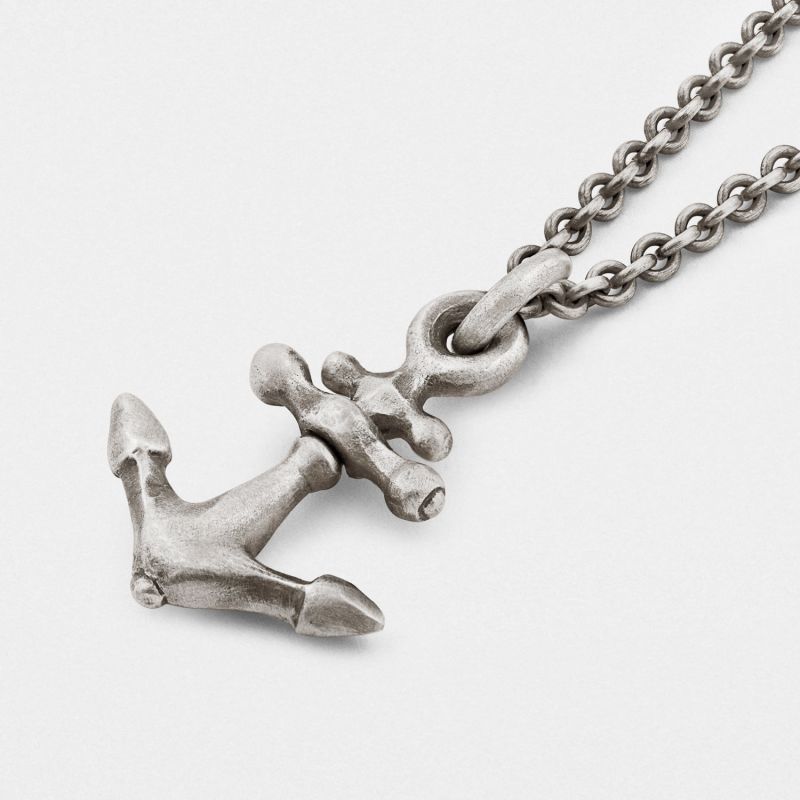 Anchor Pendant in Sterling Silver image