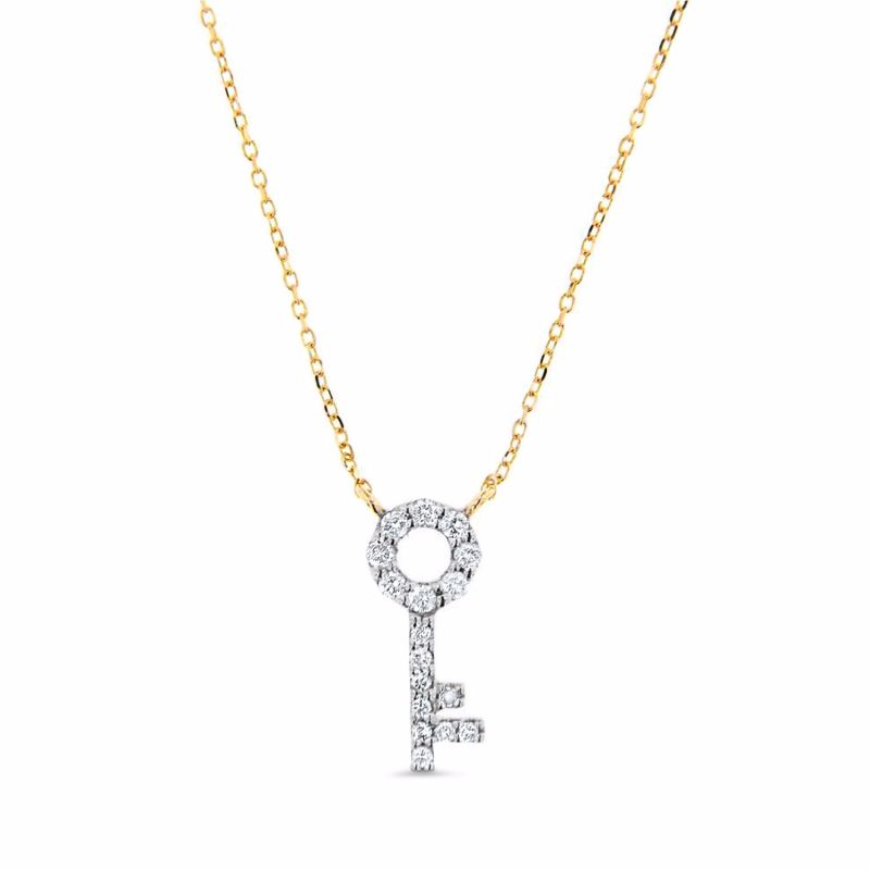 Key Necklace 14K Yellow Gold image