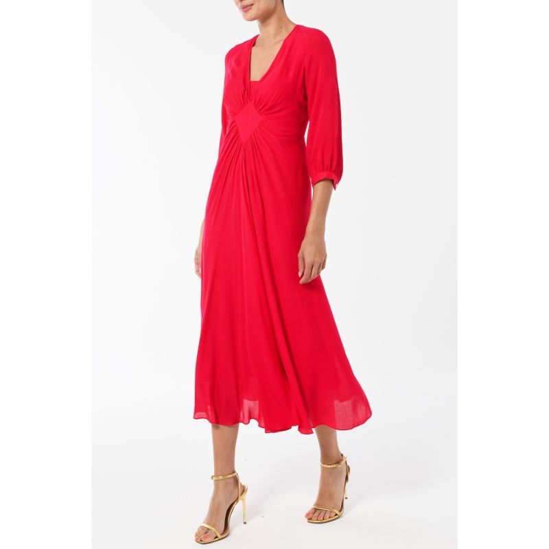 Jessie Dress Red Rayon image