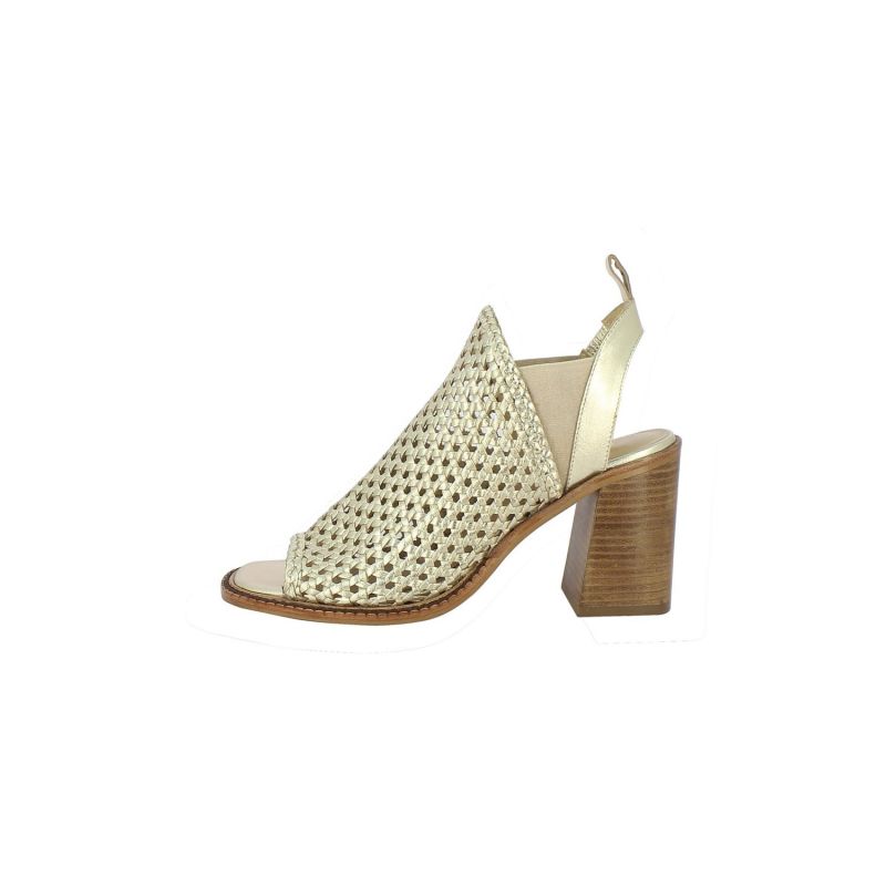 Bella Platinum Hand Woven Sandal image