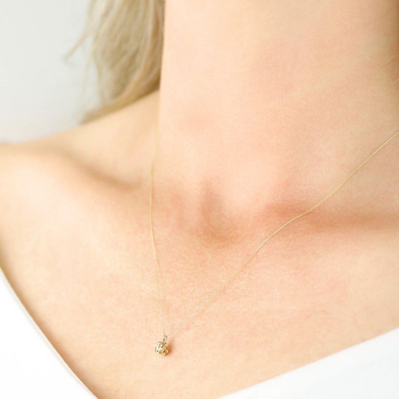 Rose Necklace – Gold Vermeil image