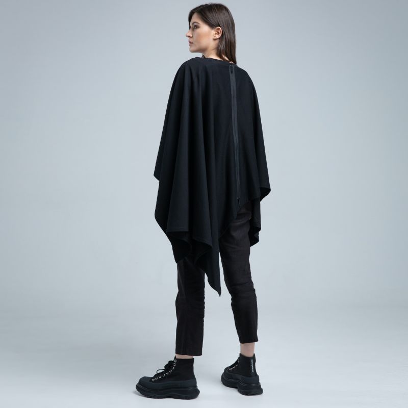 Multiwear Black Skirt Cape image