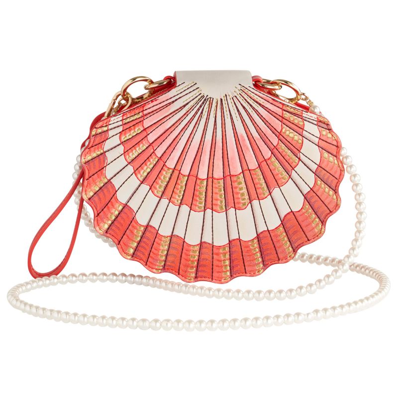 Fable Pearl Clam Shell Crossbody Bag image