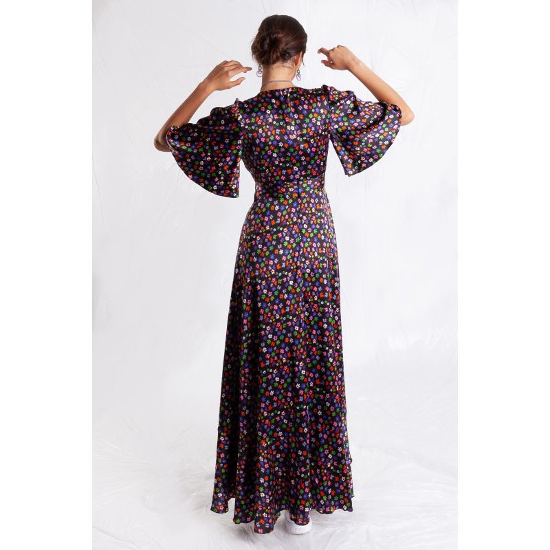 Faux Wrap Maxi Dress / "Aurora" image