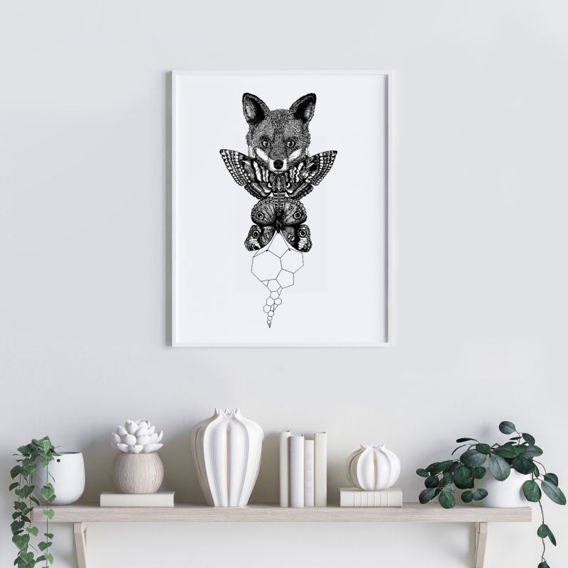 'The Fox' Fine Art Print A4 image