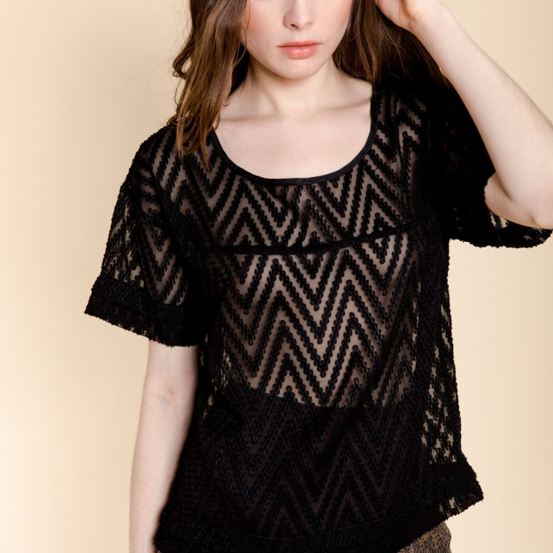 Moana Blouse - Black image