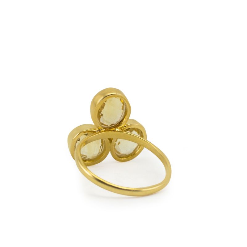 Capri Citrine Gold Ring image