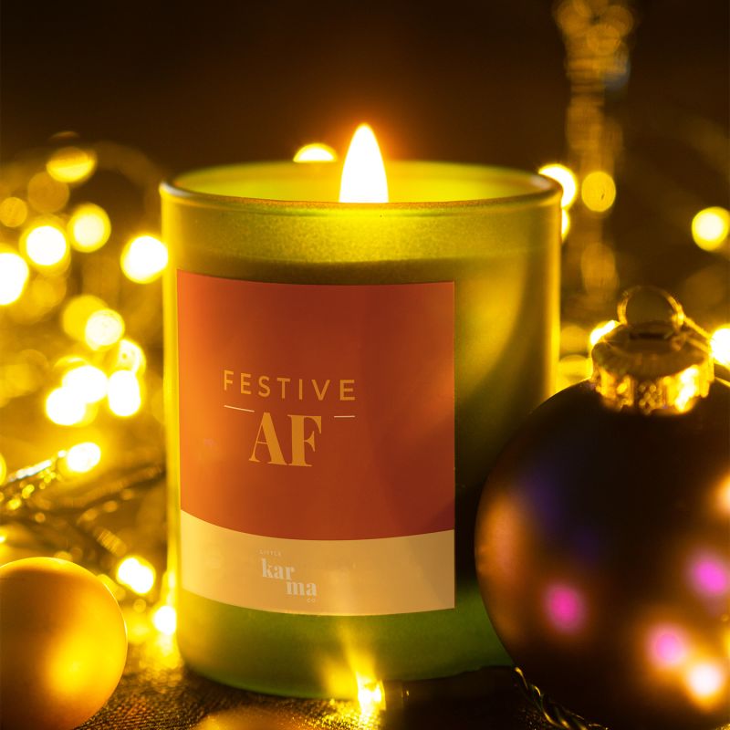 Festive AF Candle - Sweet Cinnamon Christmas Midi image