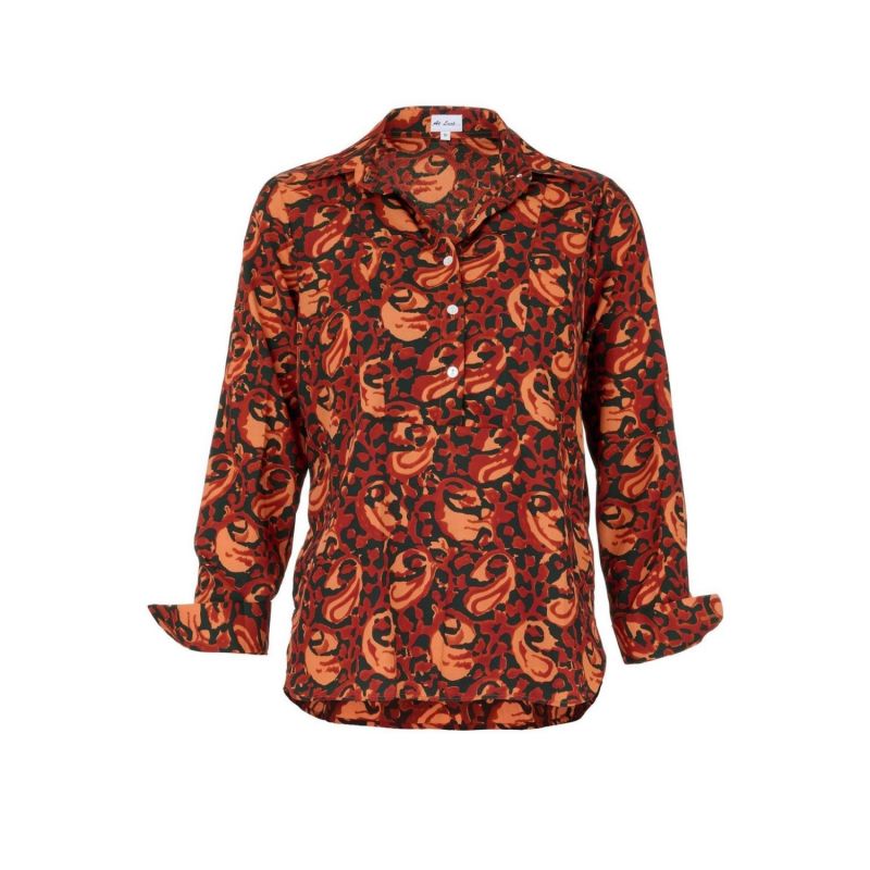 Soho Shirt Autumn Leaves Swirl image