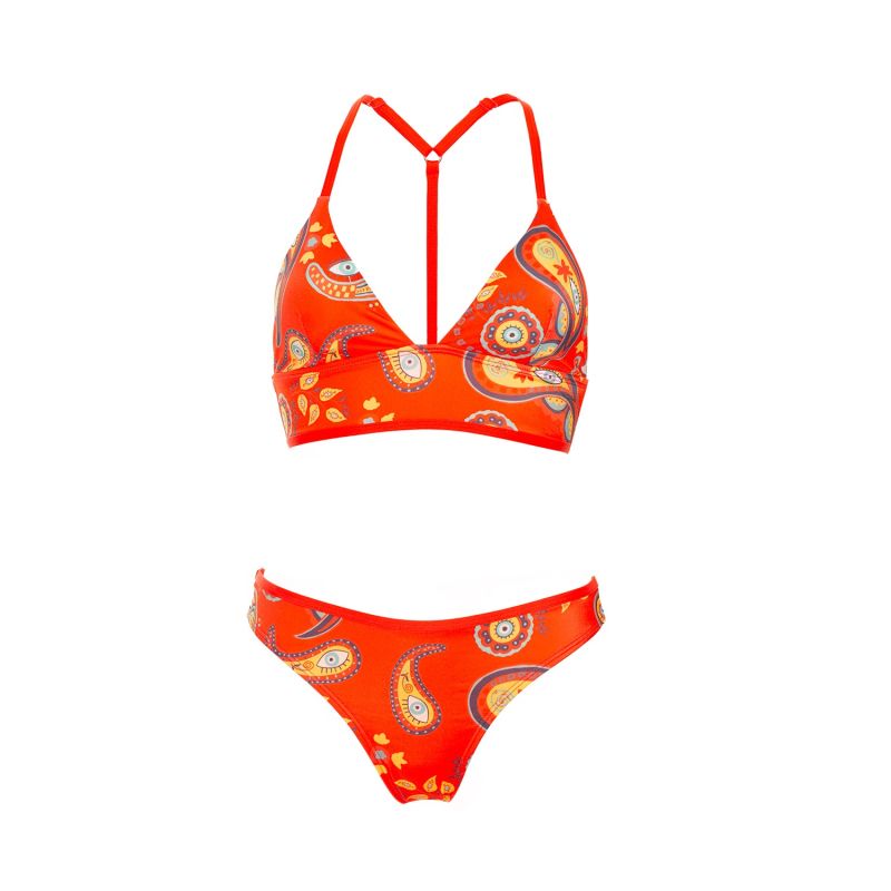 Aulala X Moon Artistic Bikini Set - Jasmine - Red image