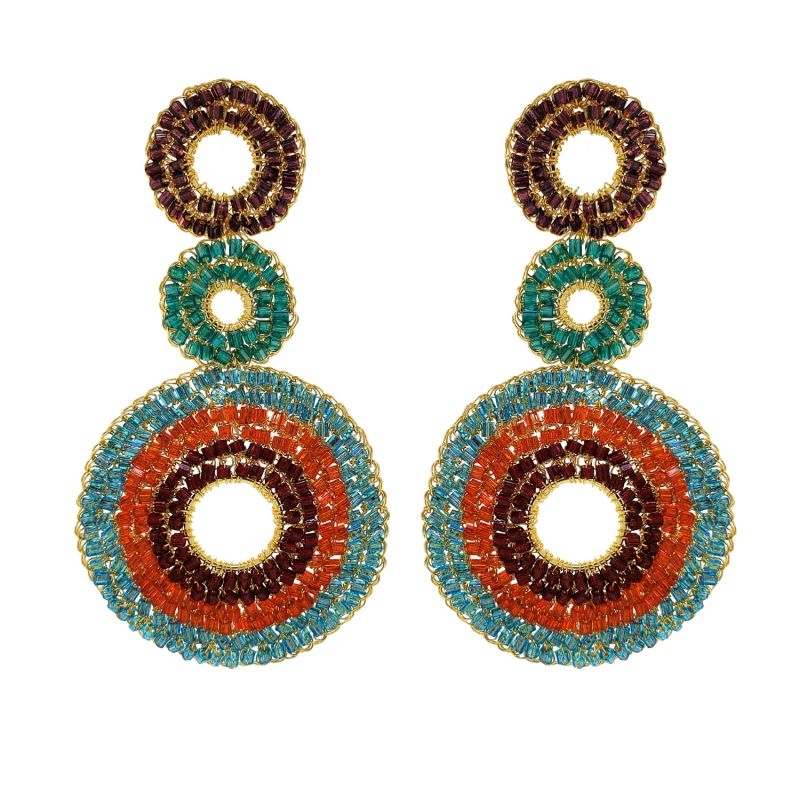 Multicolor Gia Handmade Earrings image