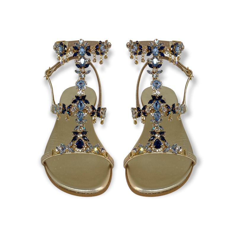 Ocean Blue Matilde Jewel Sandals image