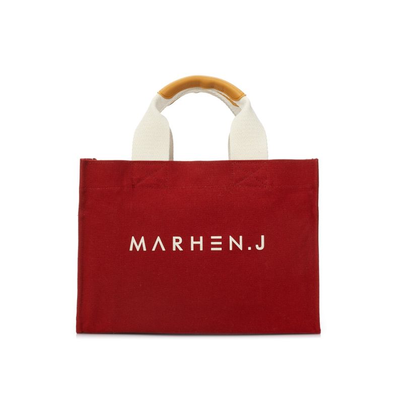 Canvas Tote Bag - Rico Comfort - Jester Red | MARHEN.J | Wolf & Badger
