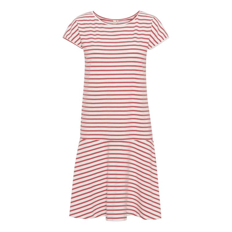 The Grobund Marianne Dress - The One With Currant Red Stripes image