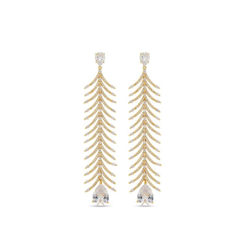 Finn Earrings - Gold image