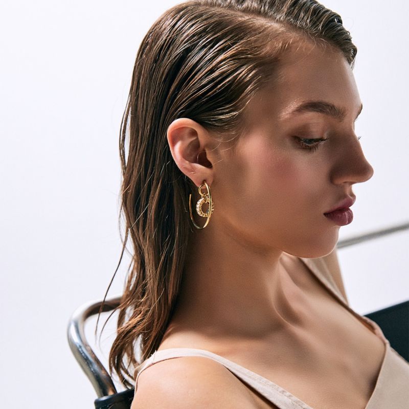 Gentler Hoop Earrings image