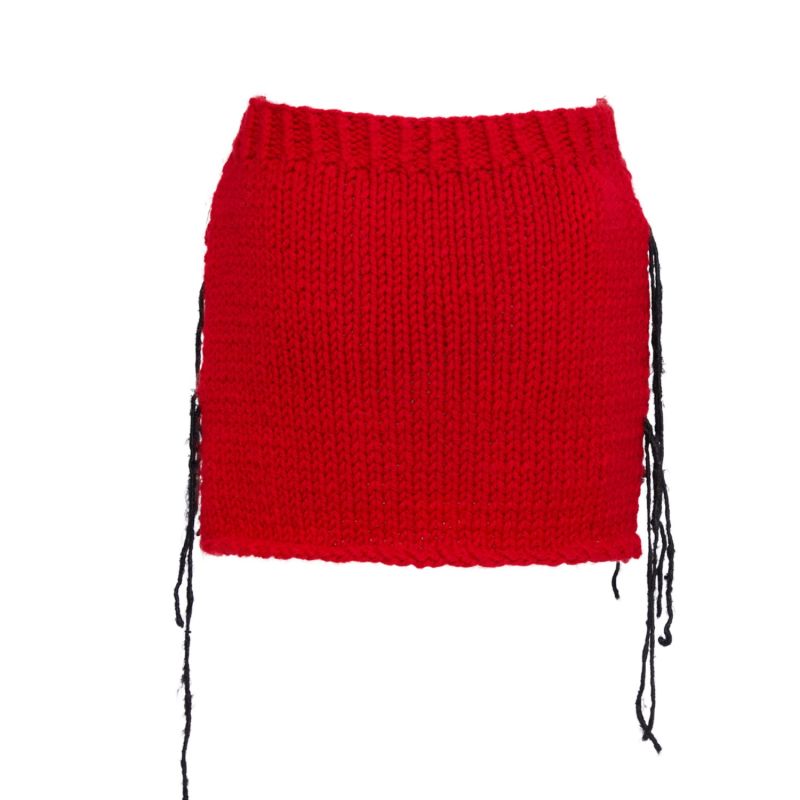 Fire Chunky Knit Skirt image