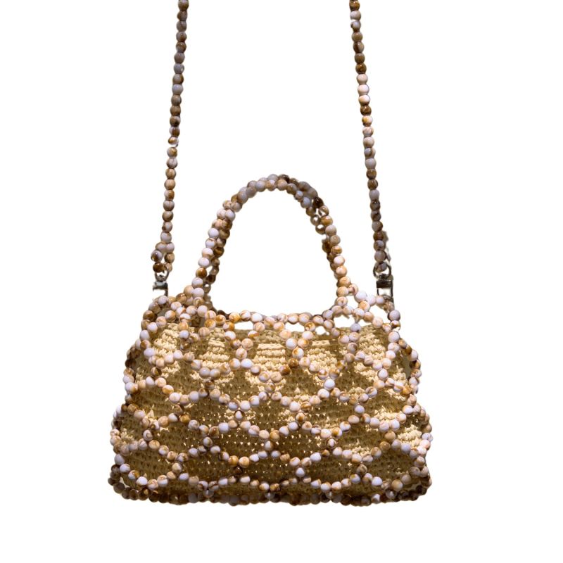 Flint Stone Beaded Bag image