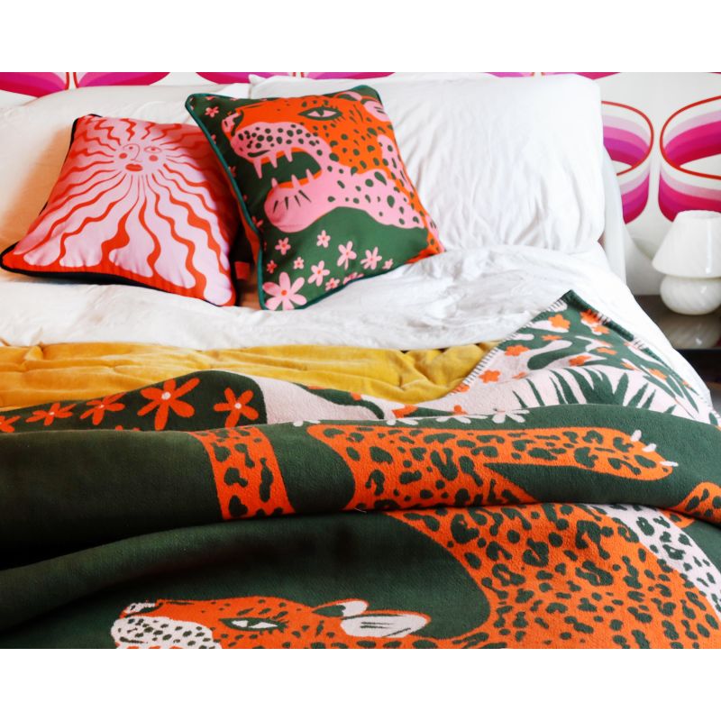 Leopard Head Cushion image