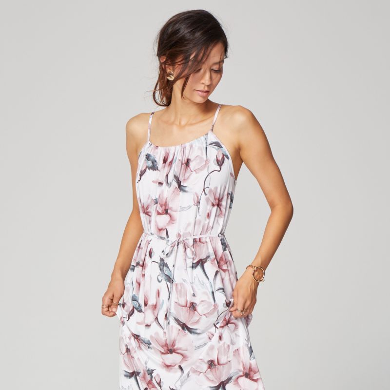 Floral Breeze Spaghetti Strap Maxi Dress image