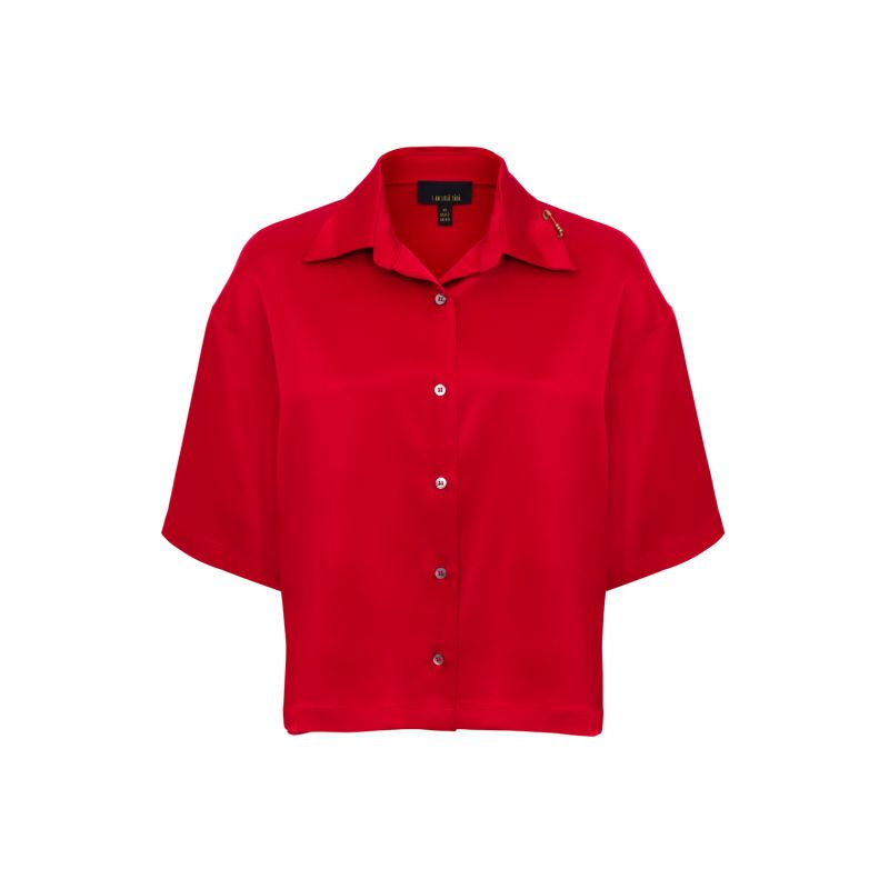 Florence Top In Scarlet image