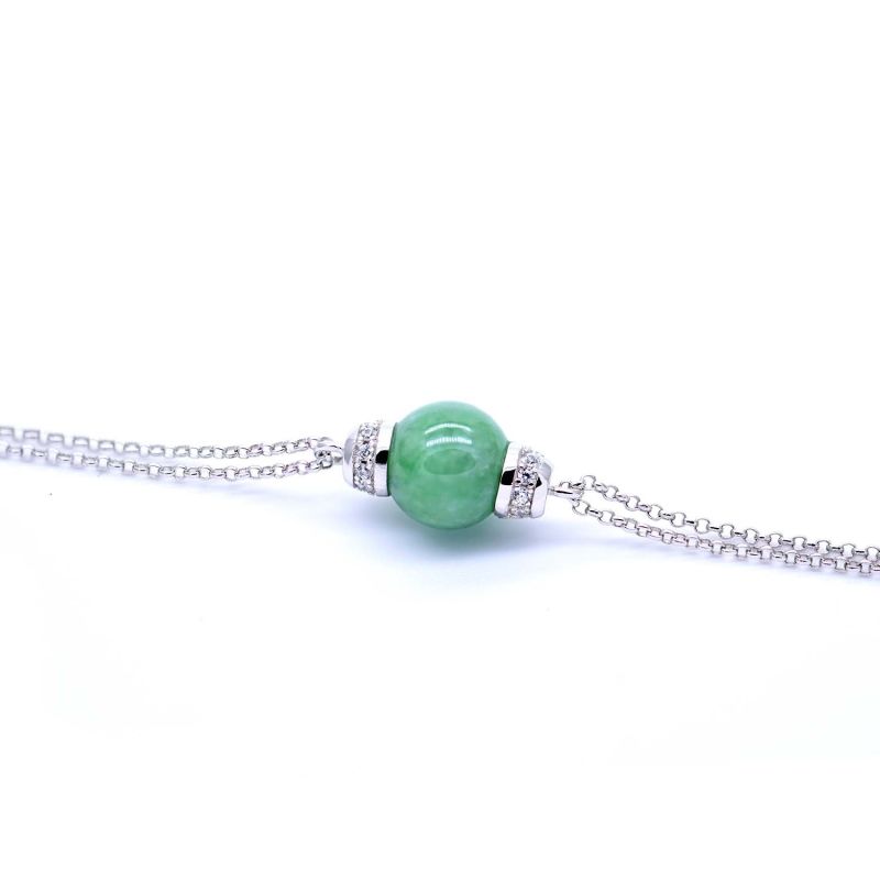 Apple Green Jade Bracelet image