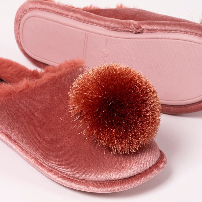 Coco Mule Slipper In Terracotta image