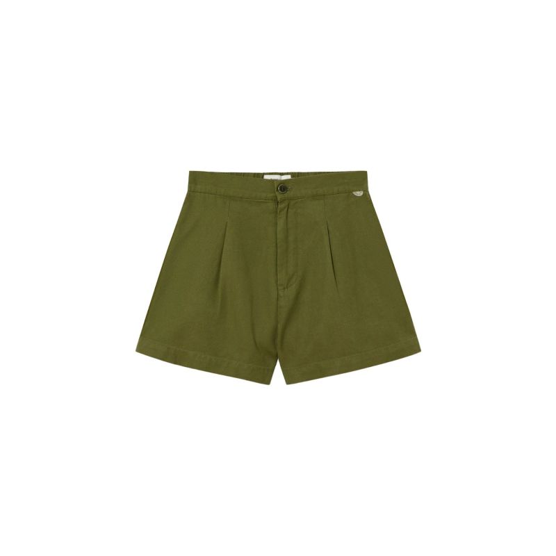 Forest Green Hemp Narciso Shorts image