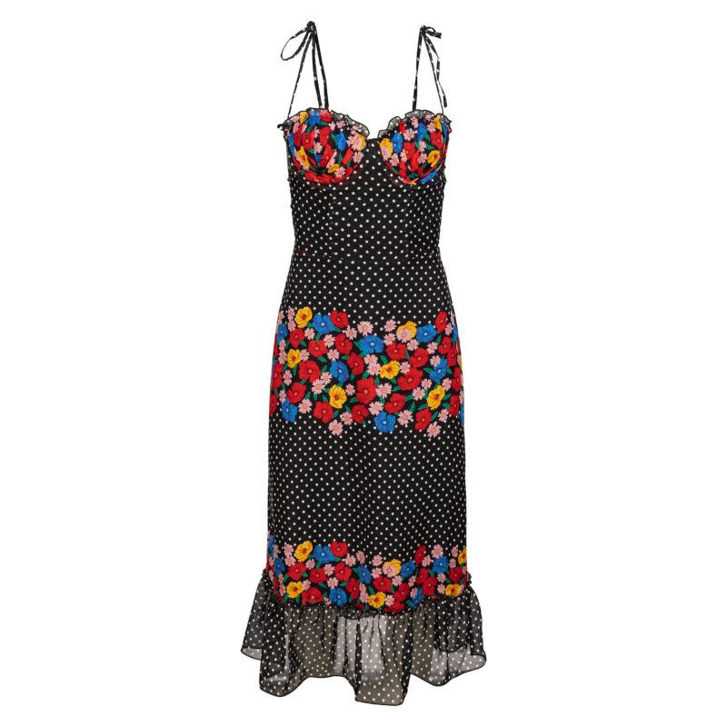 Forget Me Not Silk Bustier Dress image