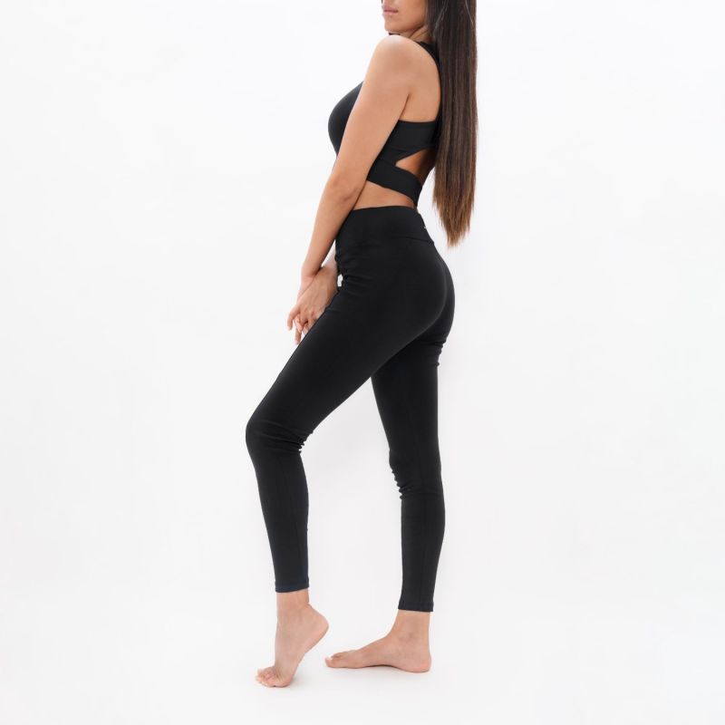 Munich - Pyratex Organic Cotton Leggings - Black Sand image