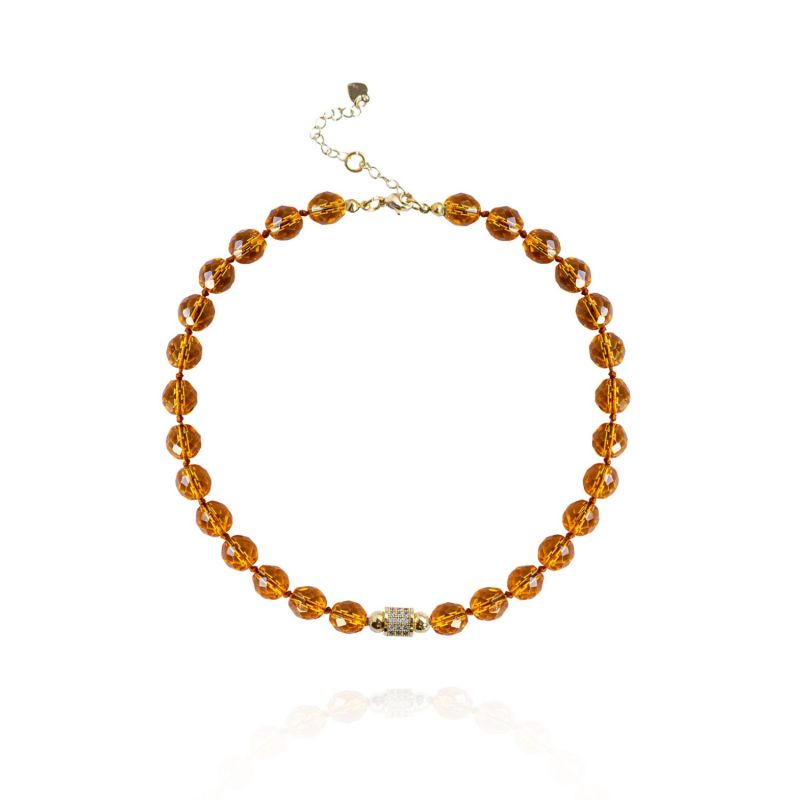 Leni Mini Necklace In Honey image