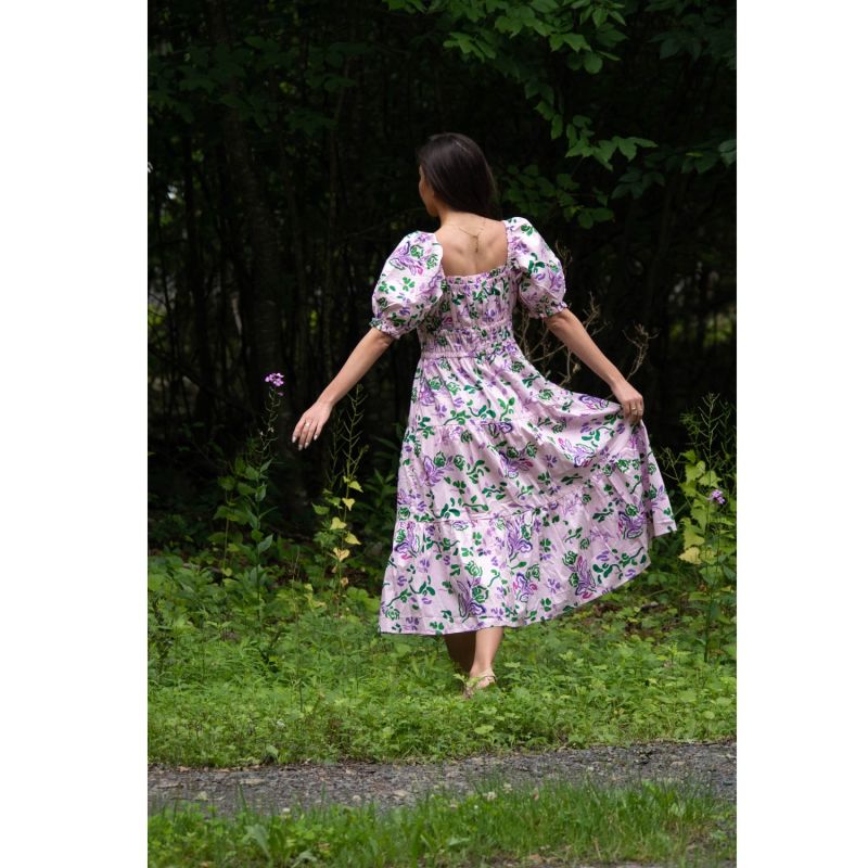 Pink Garden Midi Dress image