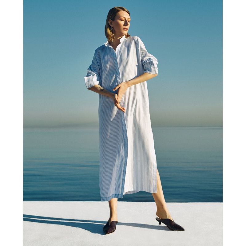 Ivory Cotton Shirt Dress image