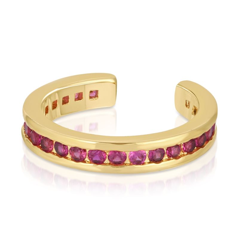 Pavé Ear Cuff - Ruby image