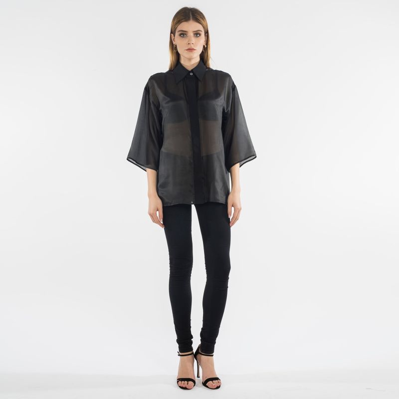 Ravel Black Silk Shirt image