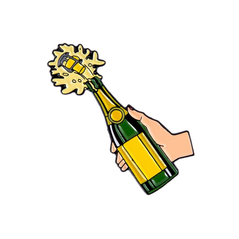 Enamel Pin Champagne Pop image