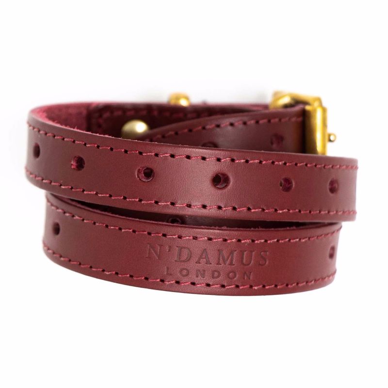 Carnaby Oxblood Leather Skinny Belt image