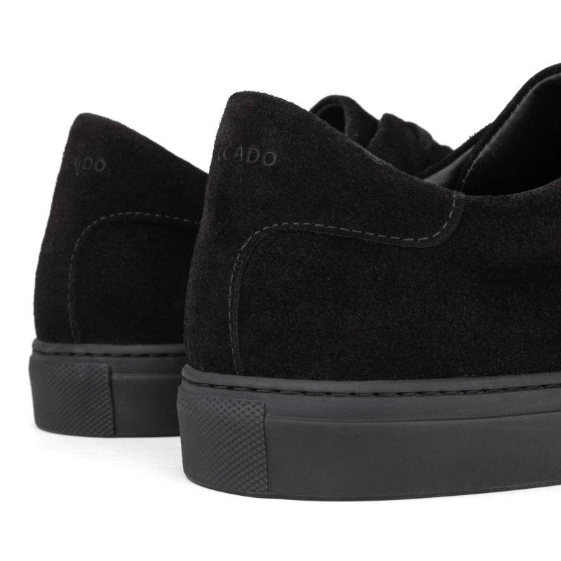 Low-Top Suede Sneakers Black Ernesto image