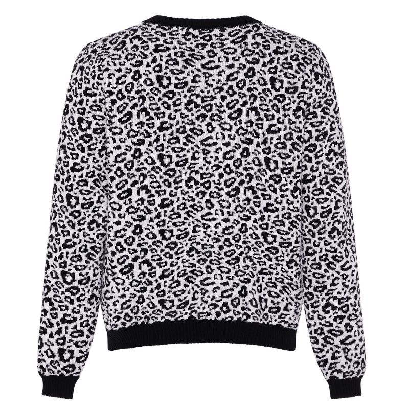 Leopard Wool & Cashmere Knitted Jumper Men image