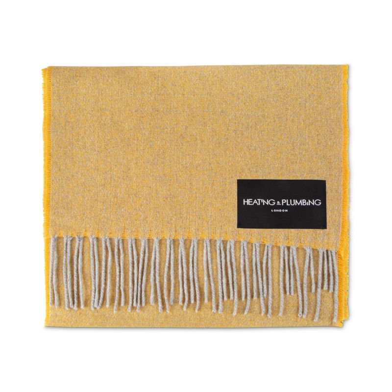 Love Stories Cashmere Scarf - Burnt Yellow image