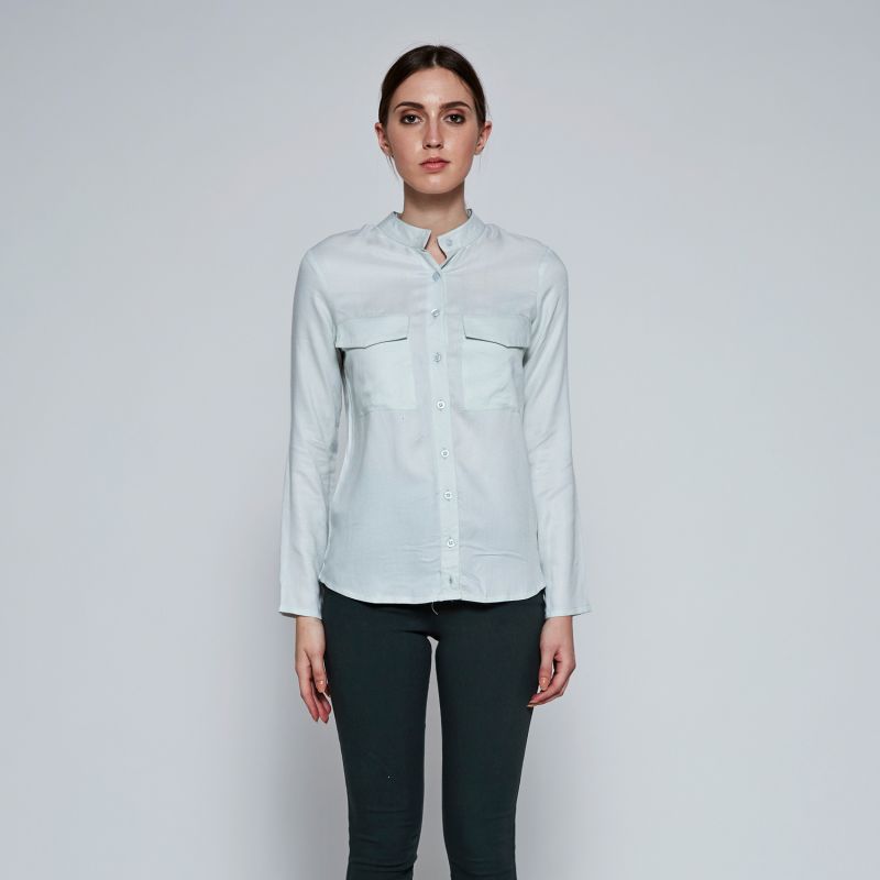 The Rima Shirt In Mint image
