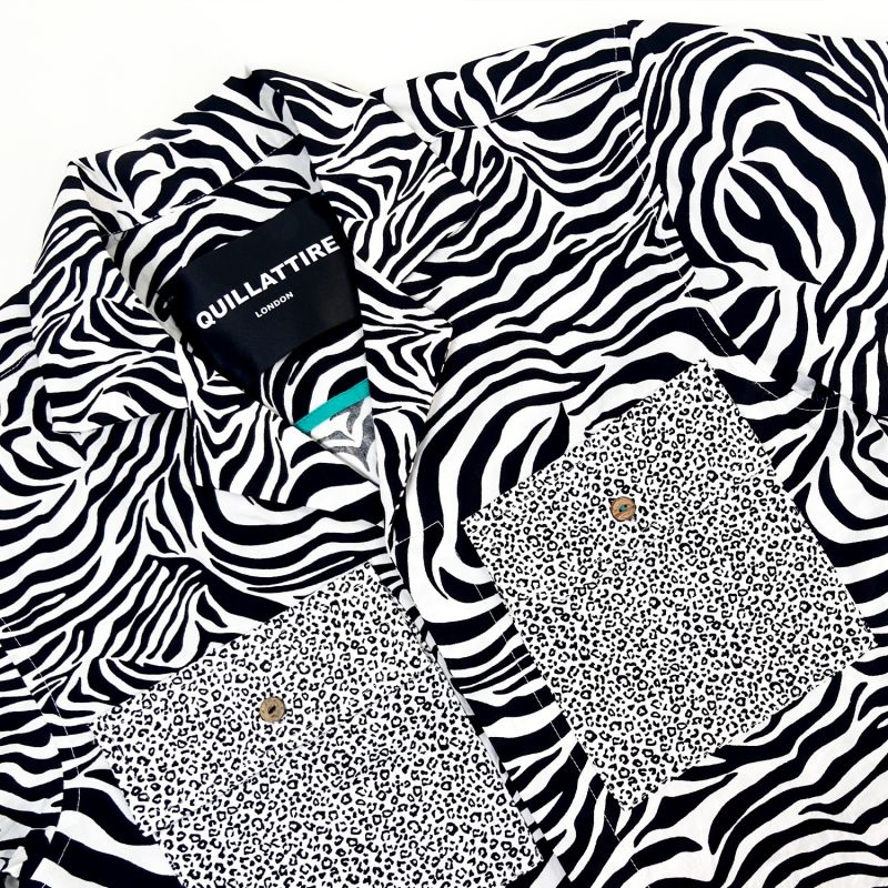 Zebra Print Retro Shirt image